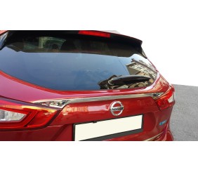 Накладка над номером (нерж.) Carmos - Турецька сталь для Nissan Qashqai 2014-2021 рр