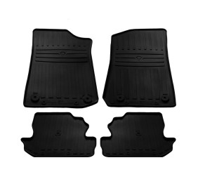 Гумові килимки (4 шт, Stingray Premium) Для 3 дверного для Jeep Wrangler 2018- рр