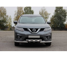 Передній захист ST009-15 (нерж) для Nissan X-trail T32/Rogue 2014-2021 рр