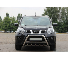 Передній захист WT003 (нерж) для Nissan X-trail T31 2007-2014 рр