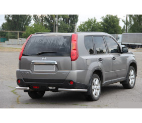 Задні кути AK003 (2 шт., нерж.) для Nissan X-trail T31 2007-2014 рр