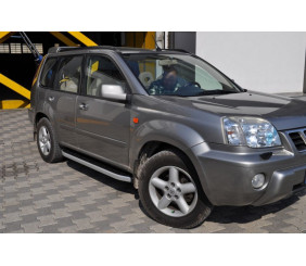 Бокові пороги Fullmond (2 шт., алюм.) для Nissan X-trail T31 2007-2014 рр