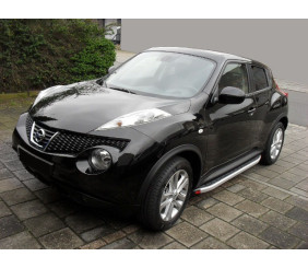 Бокові пороги Fullmond (2 шт., алюм.) для Nissan Juke 2010-2019 рр