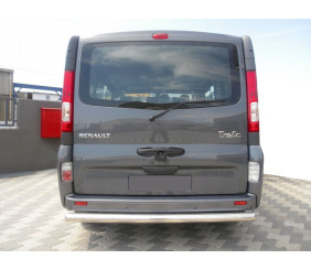 Задній захист AK002 (нерж) для Opel Vivaro 2001-2015 рр