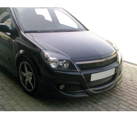Передня нижня накладка HB V1 (під фарбування) для Opel Astra H 2004-2013 рр