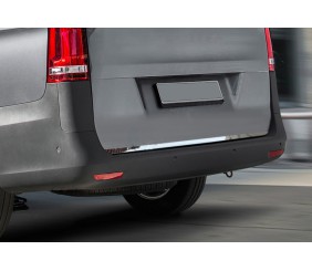 Кант на кришку багажника (нерж) OmsaLine - Італійська нержавійка для Mercedes Vito/V-class W447 2014- рр