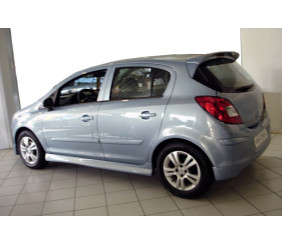 Бічні пороги (під фарбування) для Opel Corsa D 2007-2014 рр