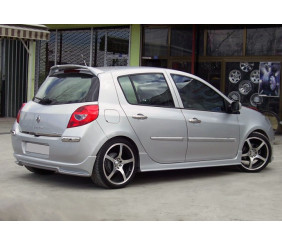 Бокові пороги (під фарбування) для Renault Clio III 2005-2012 рр
