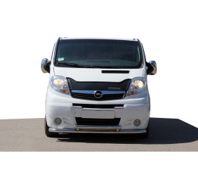 Передній захист ST014/2 (нерж.) для Opel Vivaro 2001-2015 рр