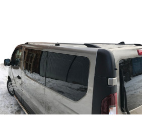 Рейлінги Хром Довга база, металеві ніжки для Nissan NV300/Primastar 2016- рр