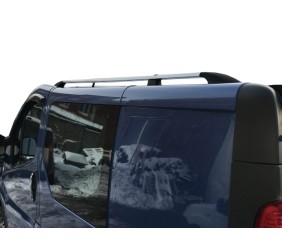 Рейлінги Хром Довга, Пластикові ніжки для Opel Vivaro 2001-2015 рр