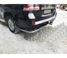 Задні куточки AK003 (2 шт., нерж) для Toyota Land Cruiser 200 2007-2021 рр