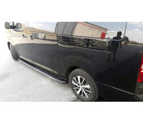 Бокові пороги Bosphorus Grey (2 шт., Алюміній) M – Середня база для Citroen SpaceTourer 2016- рр