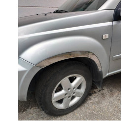 Накладки на арки (4 шт, нерж) для Nissan X-trail T30 2002-2007 рр