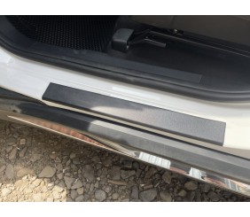 Накладки на пороги ABS (4шт, пластик) Матові для Dongfeng M-NV 2020- рр