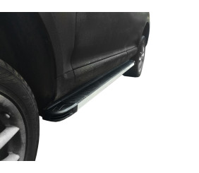 Бокові пороги Maya V1 (2 шт., алюміній) для Porsche Cayenne 2003-2010 рр