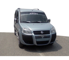 Губа на передній бампер (під фарбування) для Fiat Doblo I 2005-2010 рр