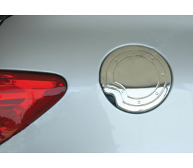 Накладка на лючок бензобака (HB, нерж.) для Peugeot 307 2001-2008 рр