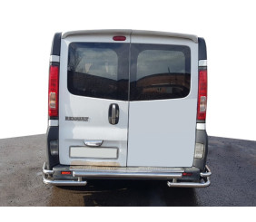 Задній захист AK-Special (нерж) для Opel Vivaro 2001-2015 рр
