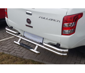 Задній захист AK-Special (нерж) для Fiat Fullback 2016- рр