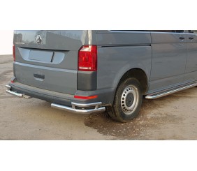 Задні куточки AK003-Double (2 шт., нерж) для Volkswagen T6 2015-2024 рр