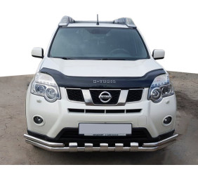 Передній захист ST015 (нерж.) для Nissan X-trail T31 2007-2014 рр