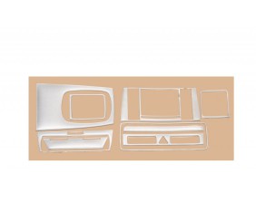 Накладки в салон (1999-2000) Алюміній для Ауди A4 B5 рр