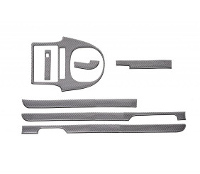 Накладки на панель (доповнення) Карбон для Volkswagen Caddy 2004-2010 рр