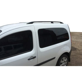 Рейлінги чорні Максі база, Пластикові ніжки для Renault Kangoo 2008-2020 рр