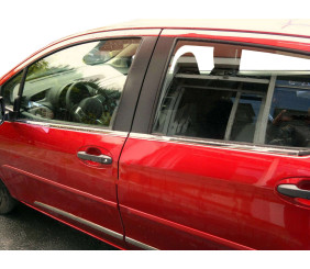 Окантовка вікон (4 шт., нерж.) для Toyota Yaris 2010-2020 рр