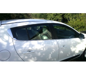 Нижня окантовка вікон (HB, 6 шт., нерж.) для Renault Megane III 2009-2016 рр