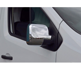 Накладки на дзеркала (2 шт., пласт) для Nissan NV300/Primastar 2016- рр