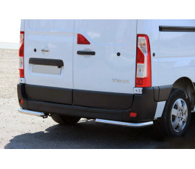 Задні куточки AK003 (2 шт., нерж) для Nissan NV400 2010-2024 рр