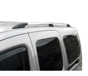 Рейлінги хром Максі база, Пластикові ніжки для Renault Kangoo 2008-2020 рр