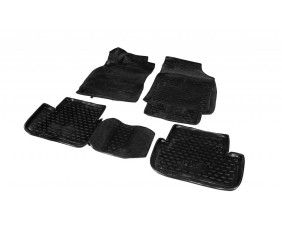Гумові килимки в салон (4 шт, Novline) для Renault Fluence 2009-2016 рр