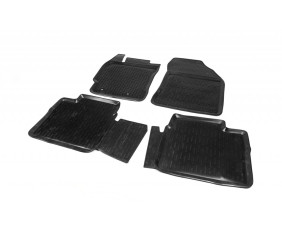 Гумові килимки (4 шт, Niken 3D) для Toyota Corolla 2013-2019 рр