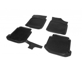 Гумові килимки (4 шт, Niken 3D) для Skoda Octavia I Tour A4 1996-2010 рр