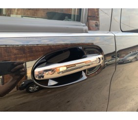 Накладки на ручки (4 шт., нерж.) З чіпом, Carmos - Турецька сталь для Mercedes Vito/V-class W447 2014- рр