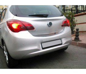 Кромка багажника (нерж) для Opel Corsa E 2015-2019 рр