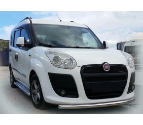 Передній захист ST008 (нерж.) 2010-2015, 42 мм для Fiat Doblo II рр