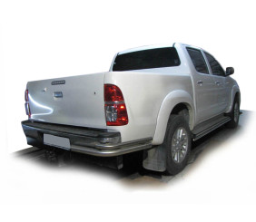 Задні куточки AK003-Подвійний (нерж.) для Toyota Hilux 2006-2015 рр