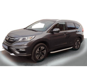Бокові пороги Fullmond (2 шт., алюм.) для Honda CRV 2017-2022 рр