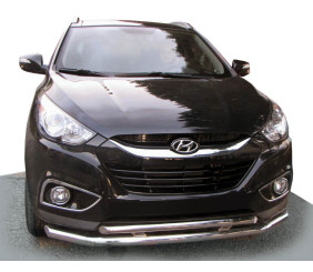 Передня дуга ST014-2 (нерж.) для Hyundai IX-35 2010-2015 рр