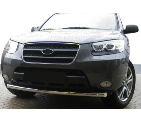 Передній захист ST008 (нерж.) для Hyundai Santa Fe 2 2006-2012 рр
