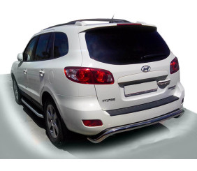 Задня дуга AK007 (нерж.) для Hyundai Santa Fe 2 2006-2012 рр