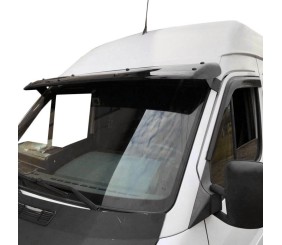 Козирьок на лобове скло (чорний глянець, 5мм) для Mercedes Sprinter W901/902/903/904/905 1995-2006 рр