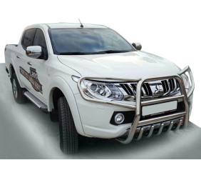 Бокові пороги X5-тип (2 шт., алюм) для Fiat Fullback 2016- рр