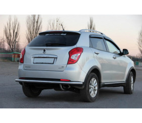 Задня дуга AK005 (нерж) для SsangYong Korando 2010-2019 рр