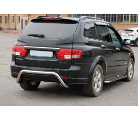 Задня дуга AK007 (нерж) для SsangYong Kyron 2005-2014 рр