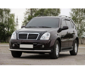 Передній захист ST008 (нерж) для SsangYong Rexton I 2001-2017 рр